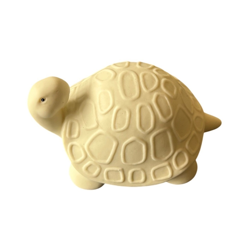 Vintage 1996 Department 56 Bisque Porcelain Turtle Figurine Cream Tortoise Decor